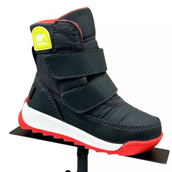 Sorel Whitney Toddler Boy's Slip-on Winter-Snow Boots 5 Dark Gray Warm & Cozy - Picture 1 of 13